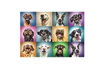 Puzzle Trefl Puzzle 1000 pièces : funny dog portraits, trefl