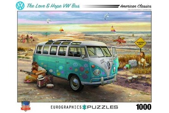 Eurographics Puzzles 6000-5310 l'amour et espoir vw bus puzzle (lot de 1000)