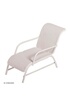 Rayher Décoration de jardin miniature - Chaise longue en fer blanc - 6 x 3,3 cm photo 1