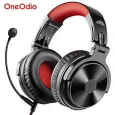 Casque PC OneOdio Casque PRO M Y80B de jeu Bluetooth sans fil stéréo avec microphone Rouge