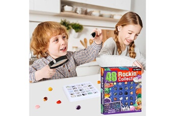 Autre jeux éducatifs et électroniques AUCUNE Décor à la maison pour enfants collection rockin jouet minier naturel pierre de cristal 48 pièces - multicolore