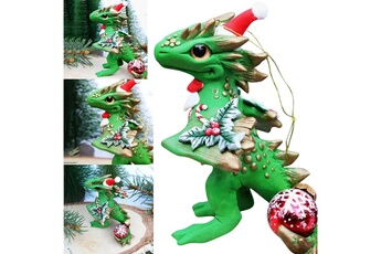 Autre jeux éducatifs et électroniques AUCUNE Ornement de noël santa baby dragons avec jouet lanière pour la décoration intérieure - multicolore