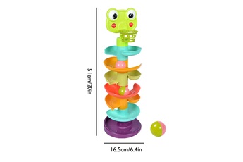 Autre jeux éducatifs et électroniques AUCUNE Enfants building block tour spin track turn hochets roll ball jouets éducatifs - multicolore
