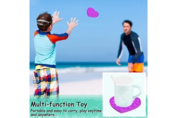 Autre jeux éducatifs et électroniques AUCUNE Love push bubble fidget jouet sensoriel autisme besoins spéciaux anti-stress - violet