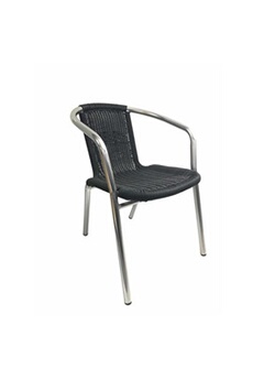 fauteuil de salon materiel ch pro fauteuil bistrot modèle udine empilable noir