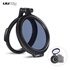 Système De Filtre Rapide Réglable Pour Appareil Photo - Adaptateur Métal, Diamètres 72/77/82 Mm | Compatible Objectifs Grand Angle