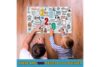 Puzzle AUCUNE 2021 puzzles 1000 pièces grand jeu de puzzle jouets intéressants cadeau personnalisé - multicolore