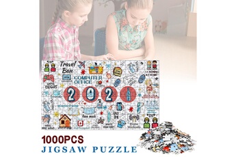 Puzzle AUCUNE 2021 kid 1000 piece christmas paper puzzle adultes enfants jouets famille cadeau - multicolore