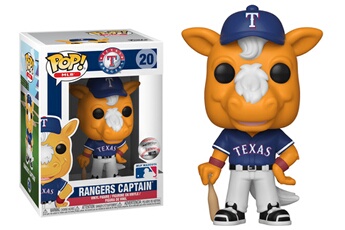 Figurine pour enfant Zkumultimedia Major league - bobble head pop n° 20 - texas rangers mascot