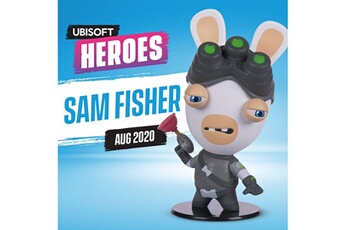 Figurine pour enfant Zkumultimedia Ubi heroes - chibi rabbid sam fisher - figurine series 1