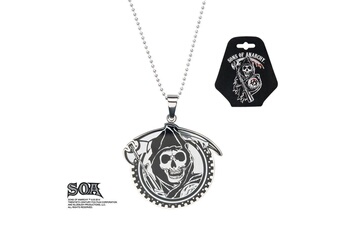 Bijou de déguisement Zkumultimedia Sons of anarchy - grim reaper geard with gunsickle pendants with chain