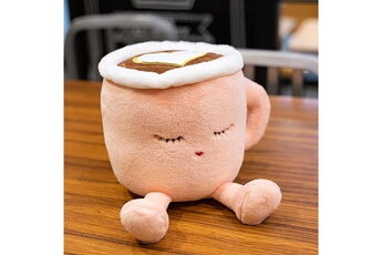 Jouets éducatifs GENERIQUE Nouveaux jouets en peluche de dossier de canapé de tasse de café mignon et chaud pour les enfants rose