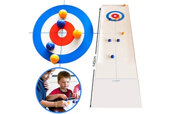 Autre jeux éducatifs et électroniques Qumox Table mini boule de curling jouets interactifs éducatifs curling game pour enfants jouets adultes anti-stress hockey sur table