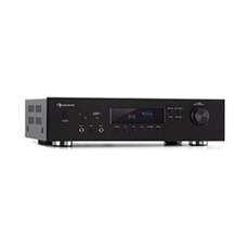 AMP-H260 - Amplificateur Bluetooth 5.1 : 2 x 100 W+ 3 x 20 W RMS, Bluetooth/ USB / SD, tuner radio FM, télécommande incluse - Noir