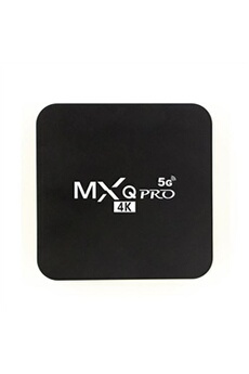 Passerelle multimédia GENERIQUE Lecteur multimédia TV Box MXQ Pro RK3229 4K 2.4G/5GHZ Wifi Quad Core 1G+8G Android 9.0