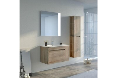Meuble Salle De Bain Distribain Meuble De Salle De Bain Bovalino 800 Scandinave Darty