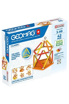 Figurine de collection Geomag Geomag 63017604 - geomag classic green line 42 pièces