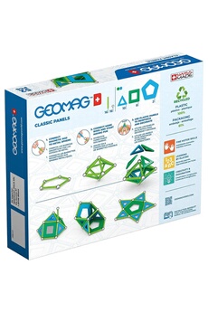 Figurine de collection Geomag Geomag 471 - geomag classic panels green line - 52 pièces