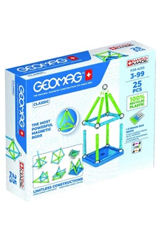 Figurine de collection Geomag Geomag 275 - classic green line - 25 pièces