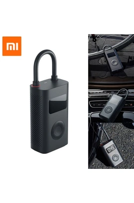 Gonfleur et pompe Xiaomi Gonfleur électrique de détection de pression de  pneu numérique intelligente portative -Noir