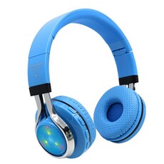 Casque audio GENERIQUE Casque audio 977 Bluetooth sans fil Confortable et portable - Bleu Ciel