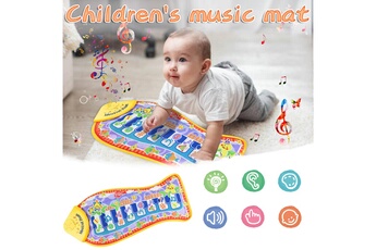 Jouets premier âge GENERIQUE Couverture musicale multifonctionnelle tapis de jeu musical pour enfants tapis rampant multicolore