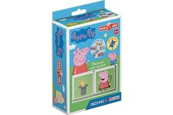 Autres jeux de construction GIOCHI PREZIOSI Magicube - peppa pig découvre avec peppa (2 cubes)