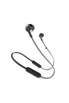 Ecouteurs Jbl Ecouteurs T205BT Bluetooth ,Sans Fil ,Intra-auriculaires ,Sport, Compatible IOS et Android- Noir