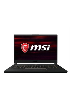 PC portable Msi Stealth GS65 9SD-1678FR - Intel Core i7 9750H / 2.6 GHz - Win 10 Pro - GF GTX 1660 Ti - 16 Go RAM - 512 Go SSD NVMe - 15.6" 1920 x 1080 (Full HD) @