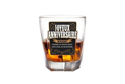 Article De Decoration Totalcadeau Verre A Whisky Avec Message Joyeux Anniversaire Darty Article De Decoration Totalcadeau Verre A Whisky Avec Message Joyeux Anniversaire Darty