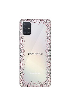 Coque en silicone transparente pour Samsung Galaxy A31 avec motif fleur de cerisier