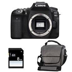 EOS 90D nu + Sac + SD 8Go