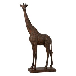 Grande Statue Girafe Atmosphera En Résine – Hauteur 89 Cm, Déco Exotique Et Élégante