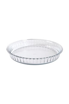 plat / moule generique moule à tarte en verre saveur 28cm transparent