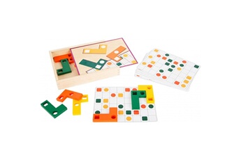 Autres jeux créatifs SMALL FOOT Jeu éducatif puzzle en bois tétris