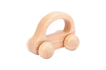 Véhicules miniatures GENERIQUE Wooden push and pull toddler toy baby grip muscle measurement training multicolore