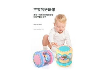 Jouets éducatifs GENERIQUE Baby musical mini drum toy-educational learning toys for baby electronic drum bleu