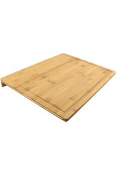 ustensile de cuisine cook concept - planche à découper en bambou avec rebord 33.5 x 44 cm