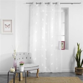 Douceur D'intérieur, Voilage à Oeillets (140 X 240 Cm) Oliane, Voile