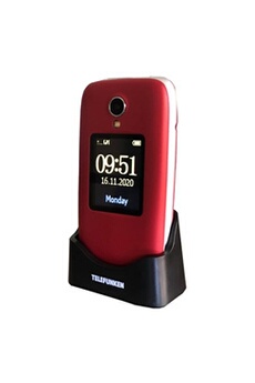 Téléphone Portable S560 rouge senior