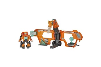 Figurine de collection Hasbro Transformers playskool rescue bots academy - robot secouriste wedge et remorque electronique de 11 cm - jouet transformable 2 en