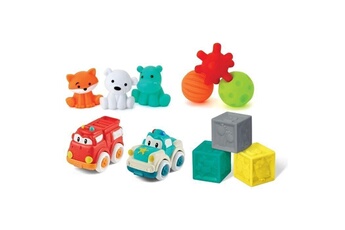 Cubes Infantino Infantino - coffret balles, vehicules et cubes sensoriels