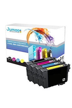 Cartouche d'encre Jumao Lot de 4 cartouches noirs (18,2 Ml) et couleurs (14 Ml) compatibles pour EPSON 603 XL, 4100 4105 - -