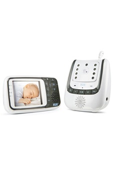 Babyphone Nuk Ecoute-bébé eco control+ video 2.4 ghz
