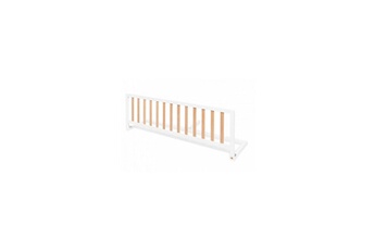 Barrière de lit bébé Pinolino Barrière de lit comfort blanc/naturel entièrement massif hêtre laqué blanc et clair