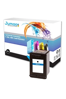 Cartouche d'encre Jumao Cartouche Noir 15 ml compatible pour 338 XL, HP DeskJet 5740 5743 5745 5748 6520- -