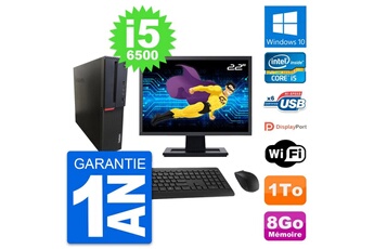 Mac Pro Lenovo Pc Lenovo M700 Sff Ecran 22" Intel I5-6500 Ram 8go Disque 1to Windows 10 Wifi