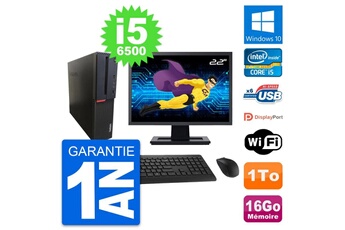 Mac Pro Lenovo Pc Lenovo M700 Sff Ecran 22" Intel I5-6500 Ram 16go Disque 1to Windows 10 Wifi