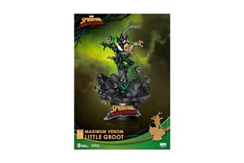 Figurine pour enfant Beast Kingdom Toys Marvel comics - diorama d-stage maximum venom little groot 16 cm