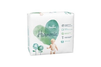 Couche bébé Pampers Pampers couches harmonie taille 4 9-14 kg - 28 couches